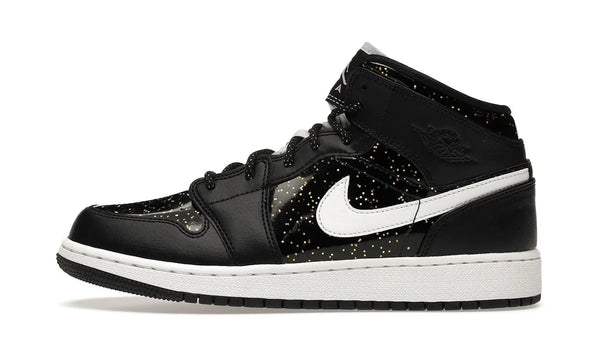 Air Jordan 1 Mid Black Speckle - AV5174-001