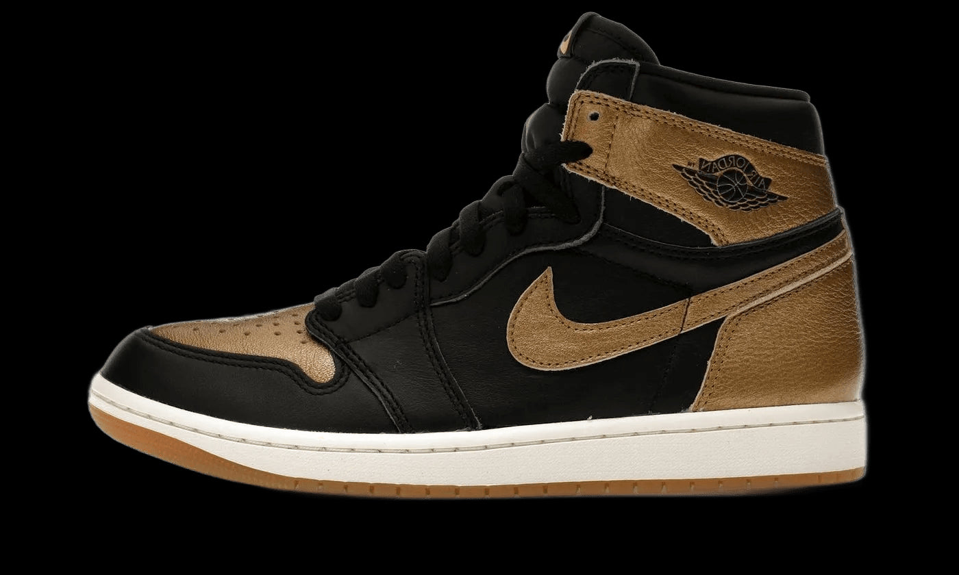 Air Jordan 1 Retro High OG Black Metallic Gold - DZ5485-071