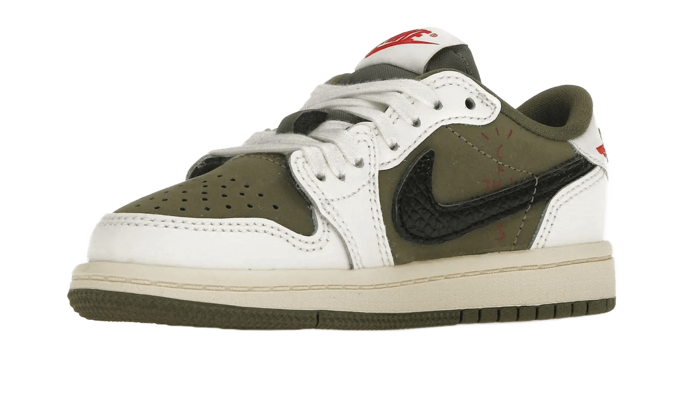 Air Jordan 1 Retro Low OG SP Travis Scott Medium Olive (PS) - DO5442-200