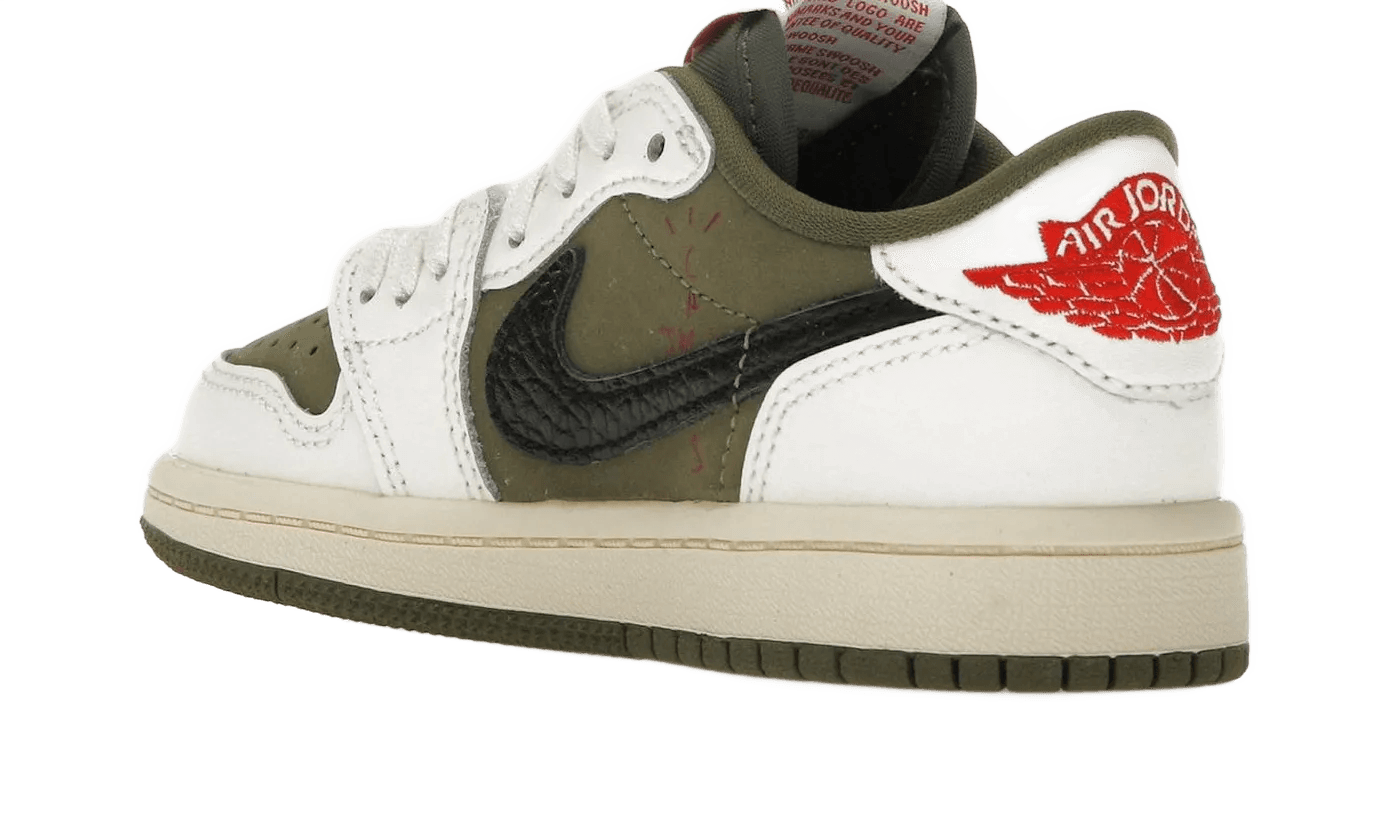 Air Jordan 1 Retro Low OG SP Travis Scott Medium Olive (PS) - DO5442-200