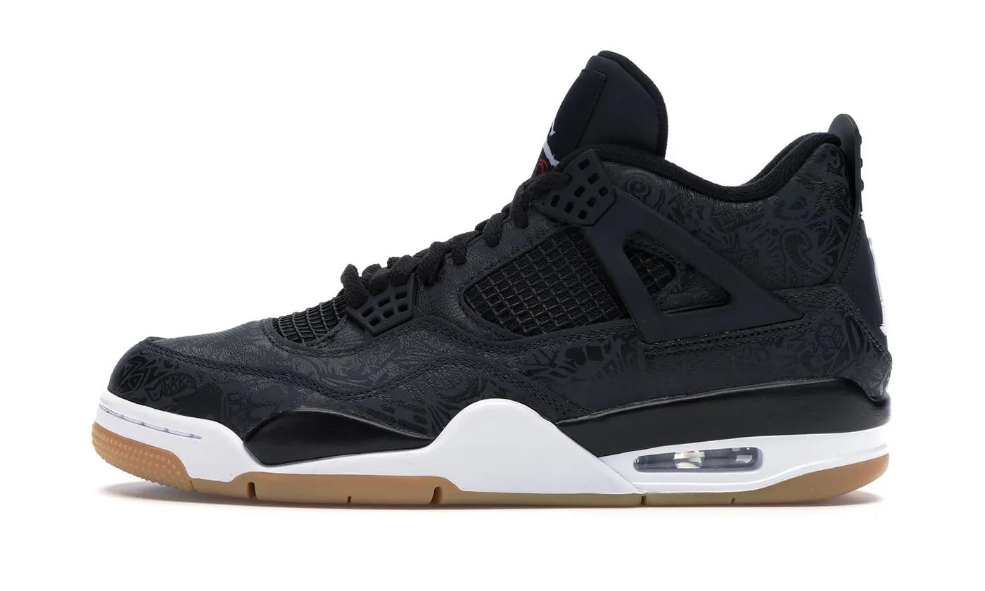 Air Jordan 4 Retro Laser Black Gum – limitierter Sneaker bei Shade Studios