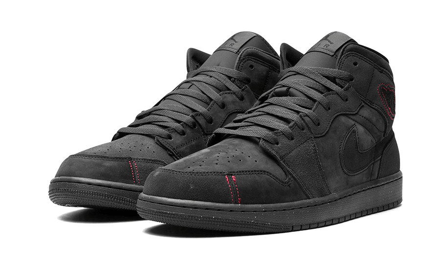 Air Jordan 1 Mid SE Craft Grey Red - FD8634-001