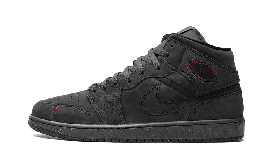 Air Jordan 1 Mid SE Craft Grey Red - FD8634-001