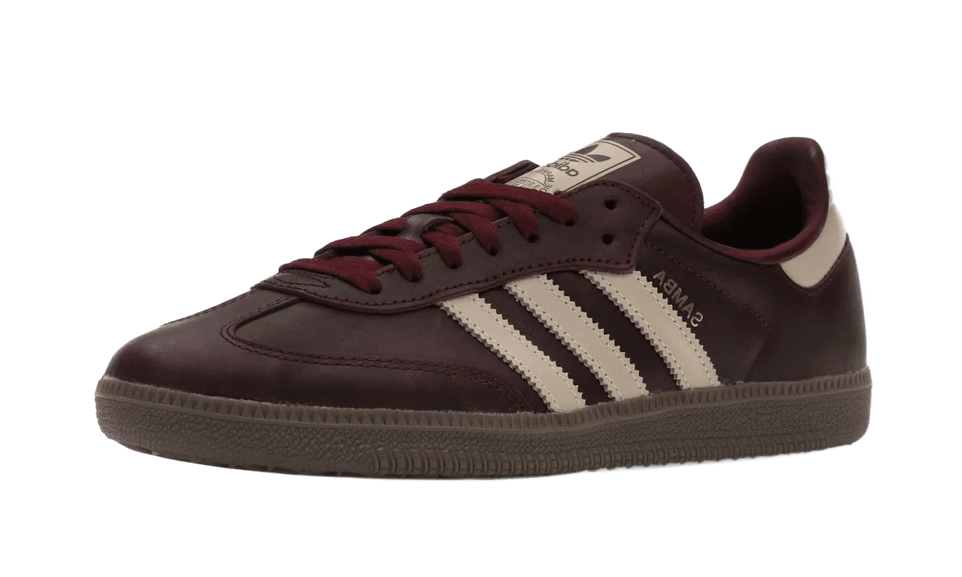 adidas Samba OG Maroon Crystal Sand (Women's) - IF7004