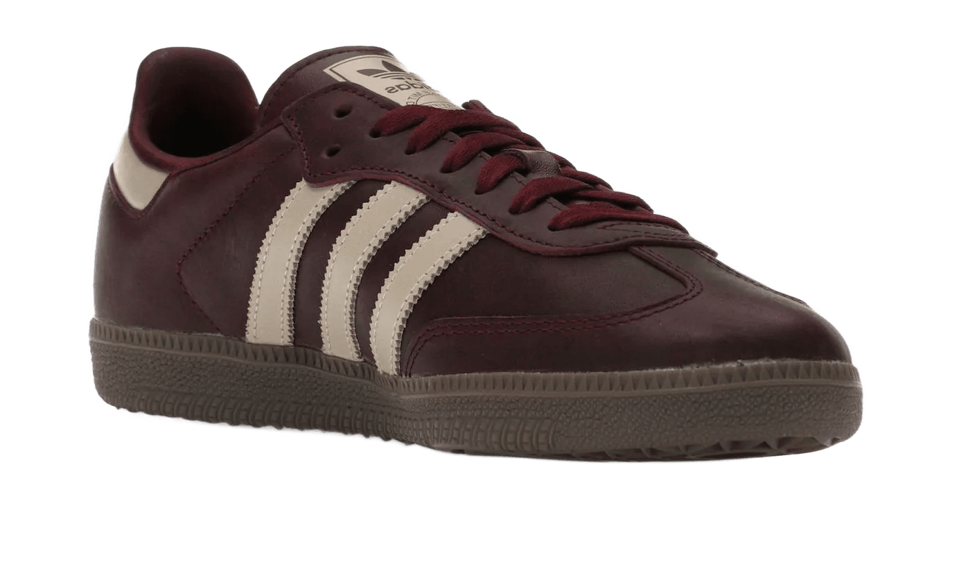 adidas Samba OG Maroon Crystal Sand (Women's) - IF7004