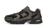 New Balance 530 Black Metallic Plum Brown