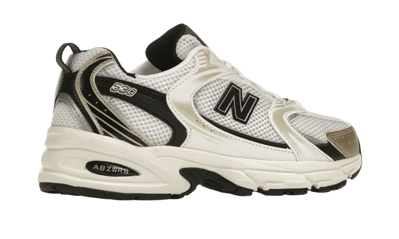 New Balance 530 White Light Gold Metallic