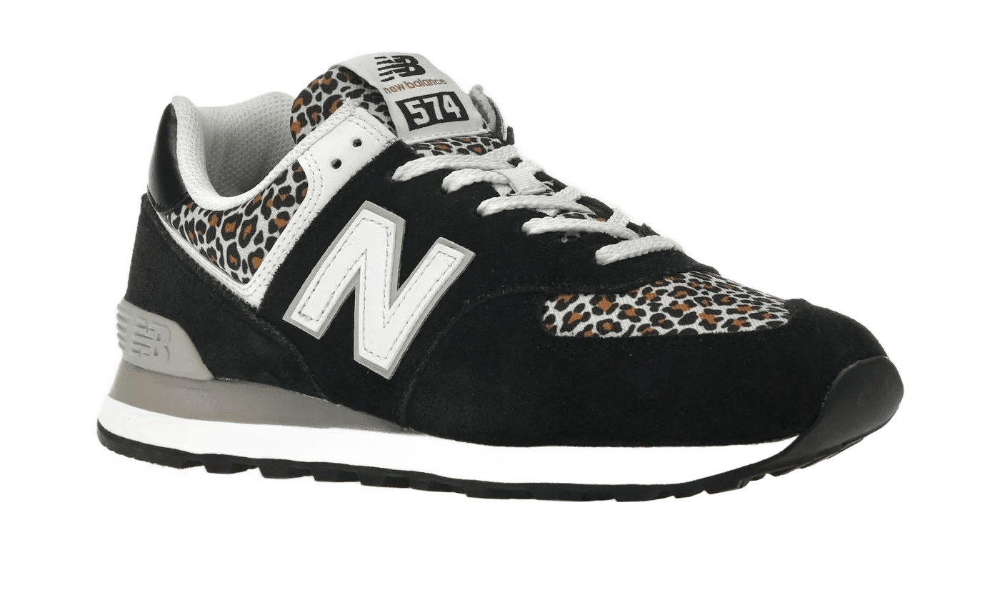 574 Black Beige Leopard Print - WL574BI2