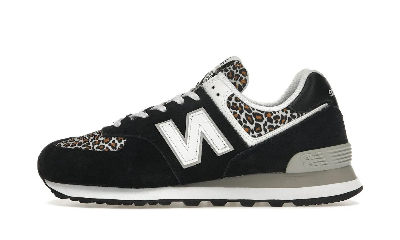 574 Black Beige Leopard Print - WL574BI2