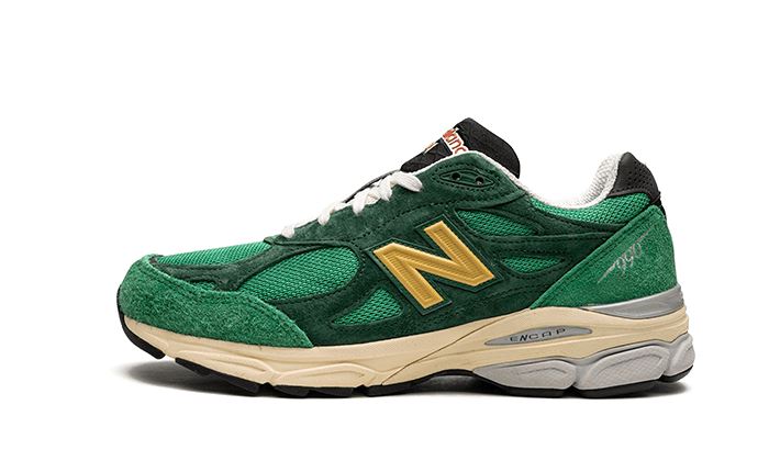 New Balance 990 V3 MiUSA Teddy Santis Green Gold – limitierter Sneaker bei Shade Studios