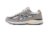 New Balance 990 V4 Made In USA Gray Suede
