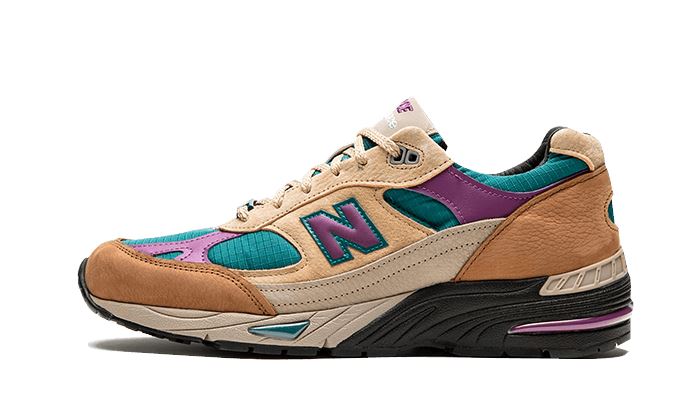 New Balance 991 Made In UK Palace Brown Teal – limitierter Sneaker bei Shade Studios