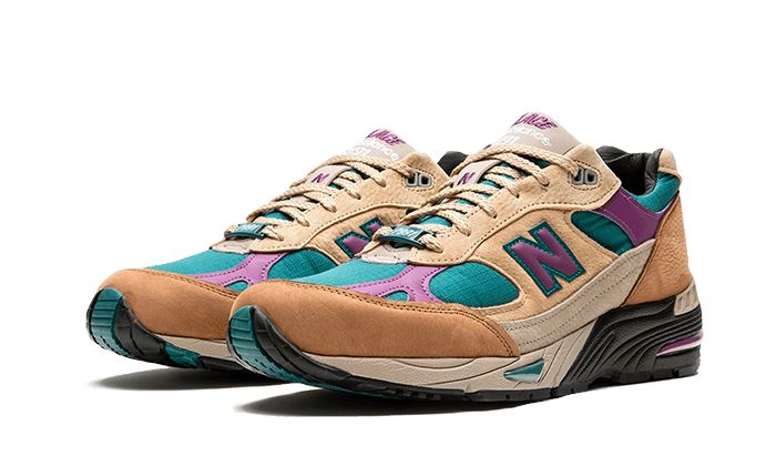 New Balance 991 Made In UK Palace Brown Teal – limitierter Sneaker bei Shade Studios