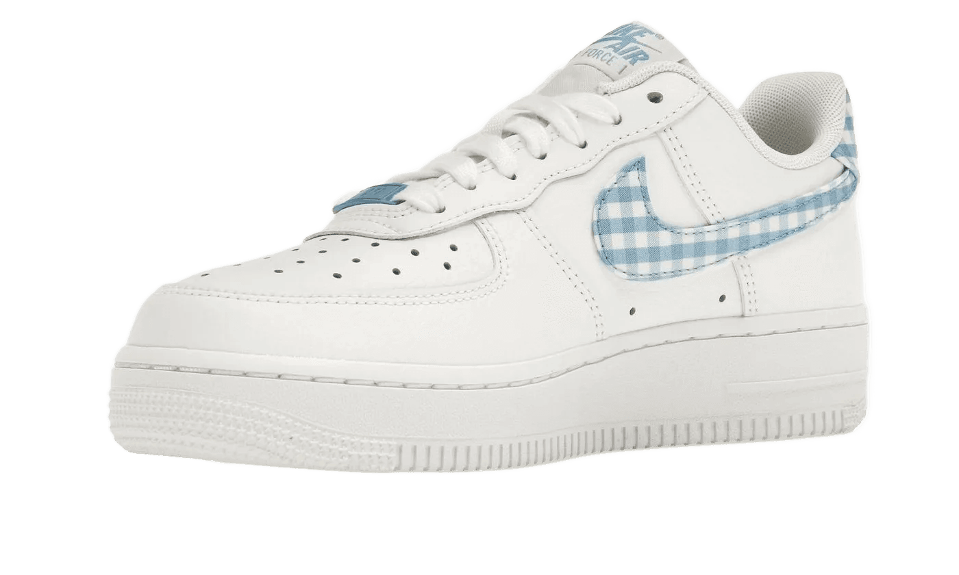 Air Force 1 Low '07 Essential White University Blue Gingham - DZ2784-100