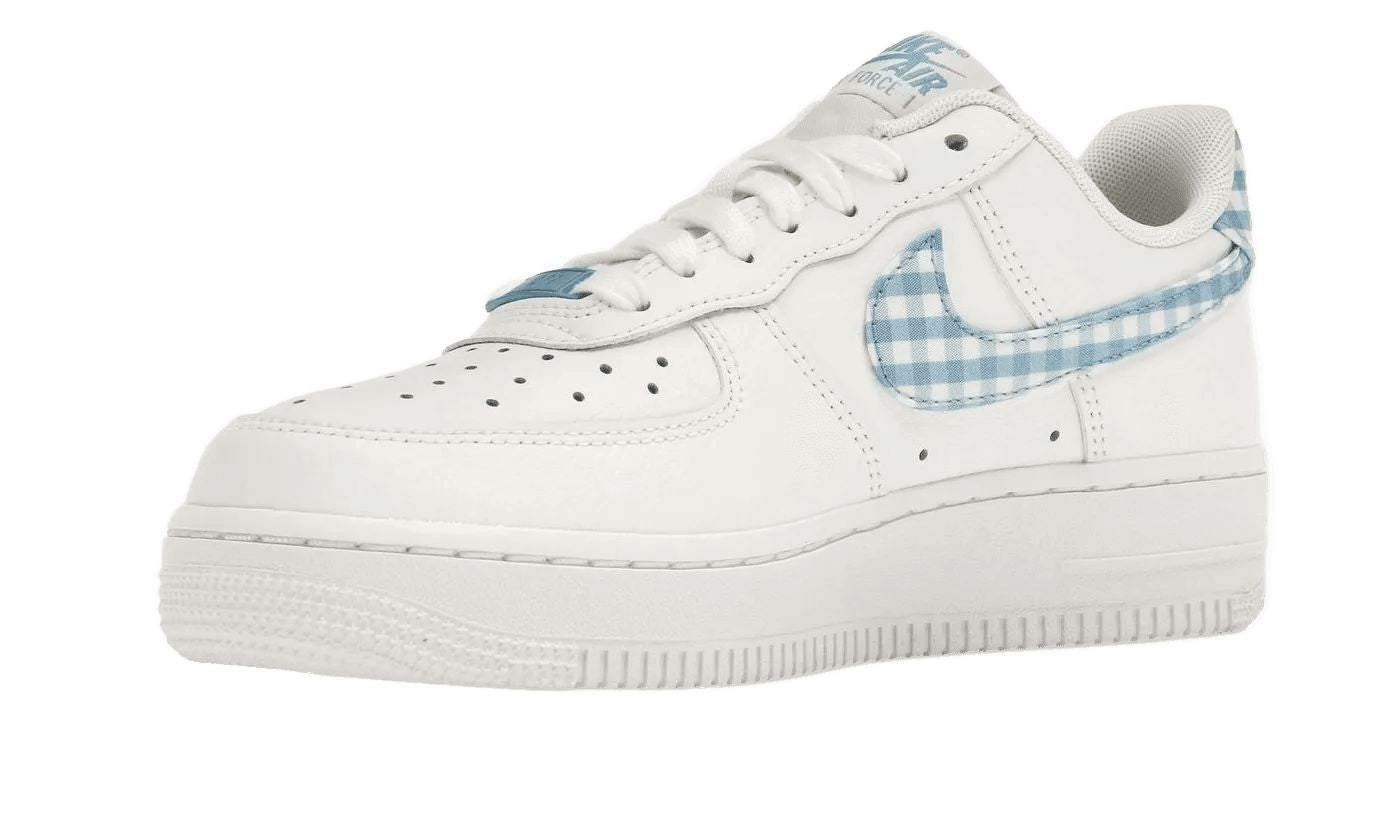 Nike Air Force 1 Low '07 Essential White University Blue Gingham