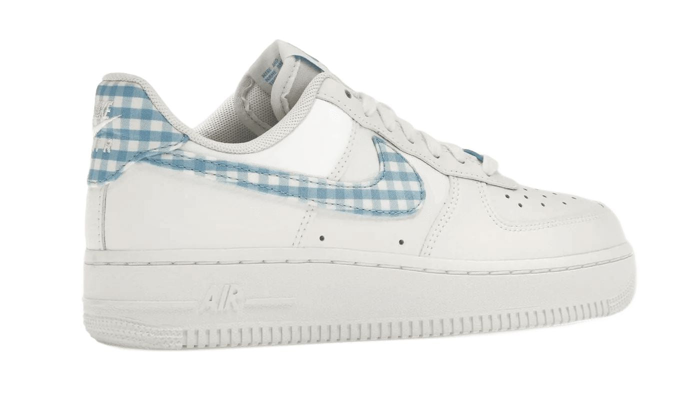 Nike Air Force 1 Low '07 Essential White University Blue Gingham