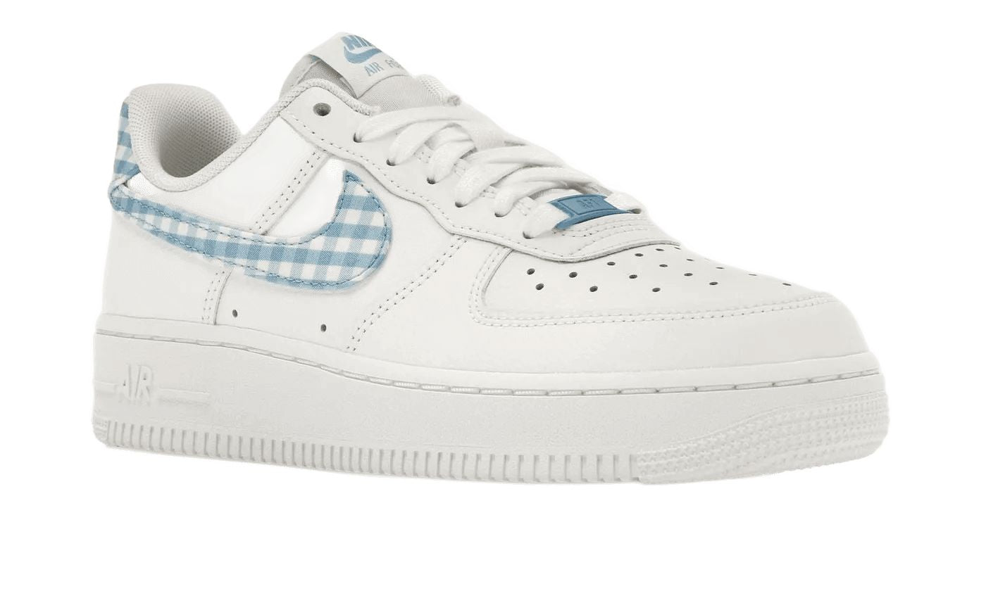 Nike Air Force 1 Low '07 Essential White University Blue Gingham