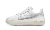 Nike Air Force 1 Low Platform Summit White Metallic Silver