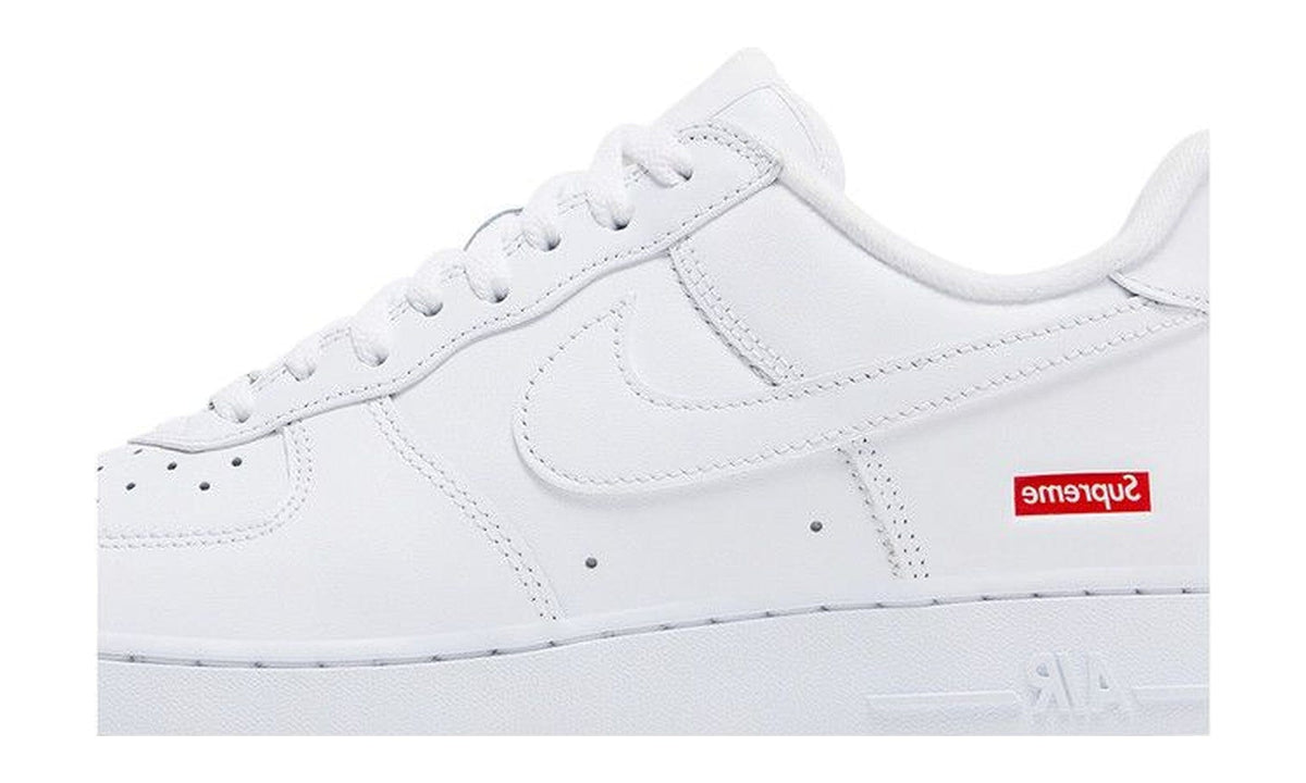 Supreme x Nike Air Force 1 Low Box Logo - White