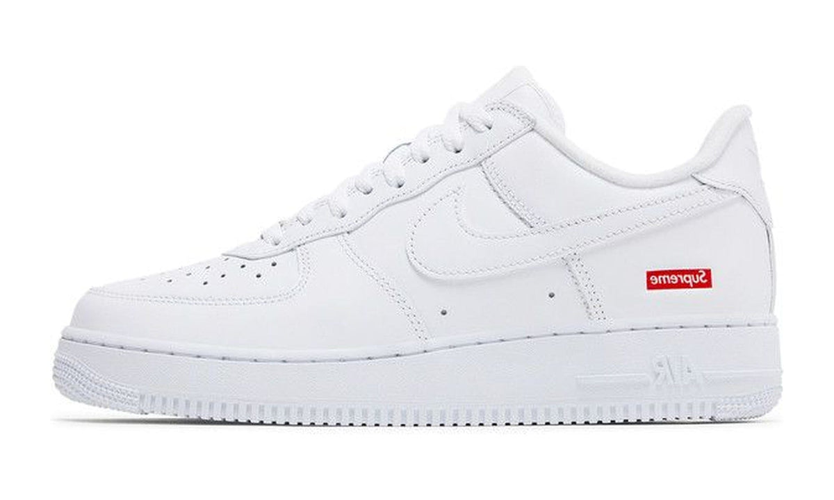 Supreme x Nike Air Force 1 Low Box Logo - White