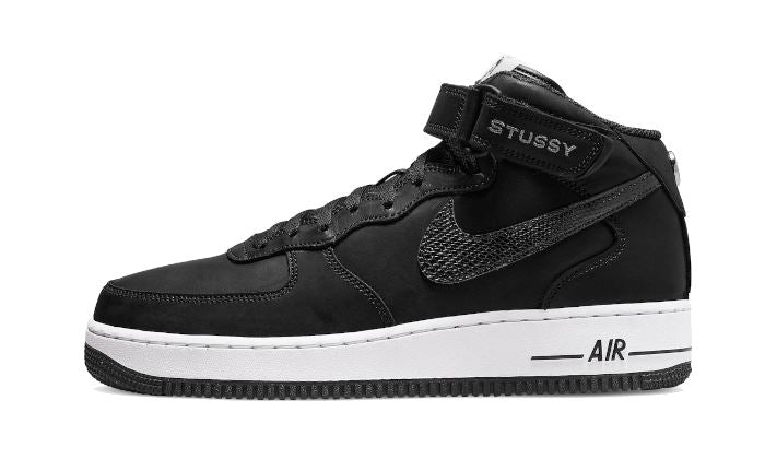 Nike Air Force 1 Mid Stussy All Black – limitierter Sneaker bei Shade Studios