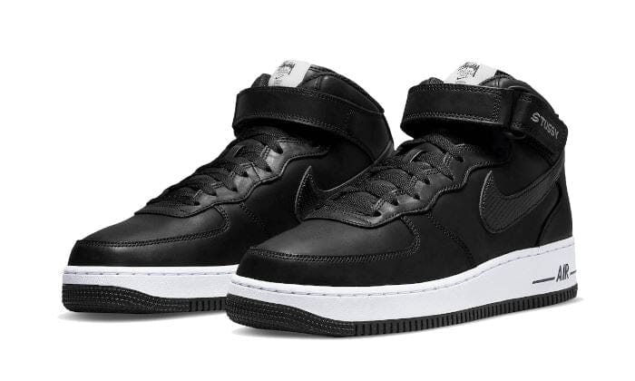 Nike Air Force 1 Mid Stussy All Black - DJ7840-001