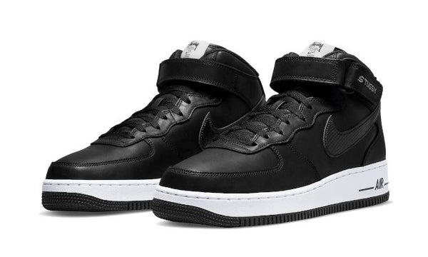 Nike Nike Air Force 1 Mid Stussy All Black - DJ7840-001