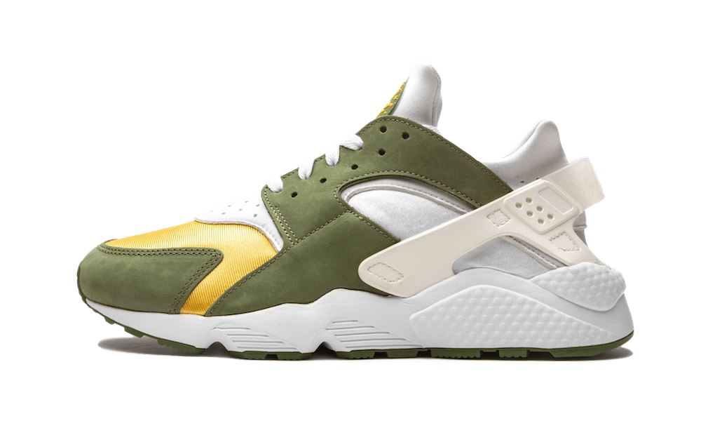 Nike Air Huarache Stussy Dark Olive (2021) – limitierter Sneaker bei Shade Studios