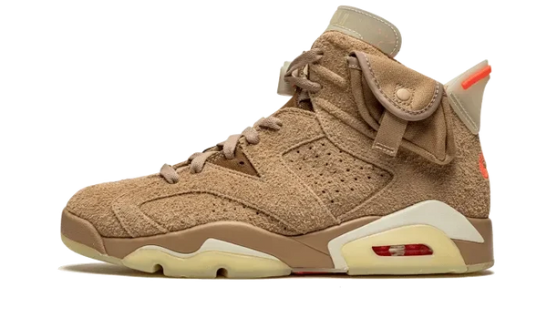 Air Jordan 6×Travis Scott British Khaki Nike Air Jordan 6 Retro Travis Scott British Khaki