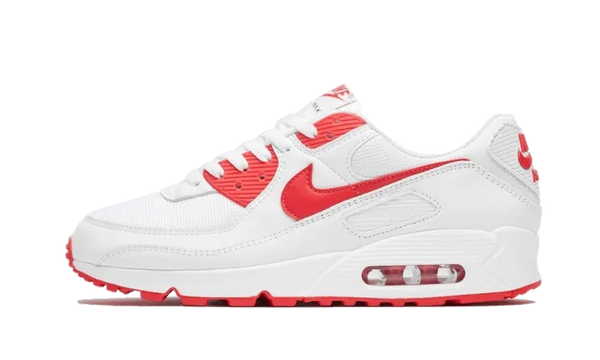 Nike air max 90 black and white and red best sale