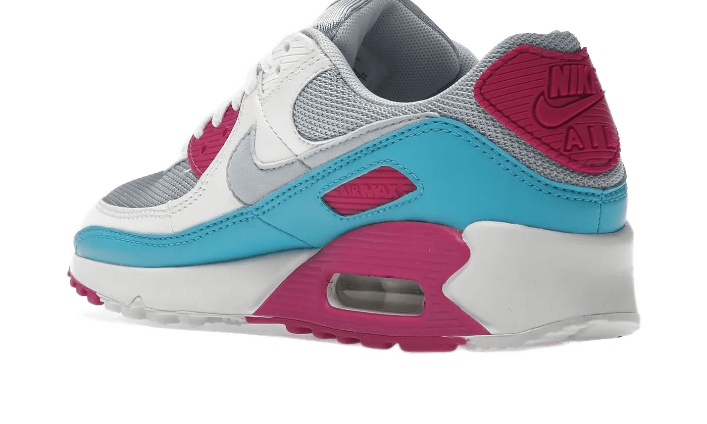Nike Air Max 90 White Vivid Pink Light Blue Fury – limitierter Sneaker bei Shade Studios