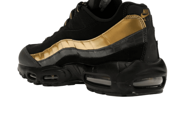 Black and metallic gold nike shoes shop