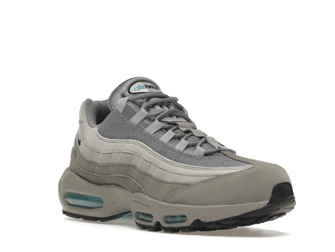 Air Max 95 Retro Logo Grey Aqua - CV1635-001
