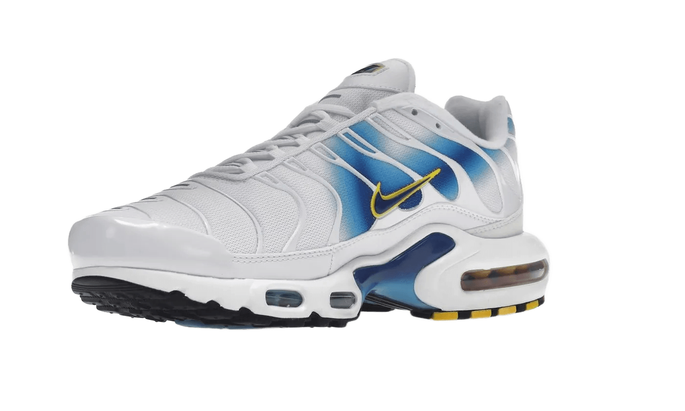Air Max Plus Spray Paint Swoosh White Blue - DX8962-100