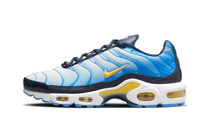 Nike Air Max Plus University Blue Topaz Gold – limitierter Sneaker bei Shade Studios