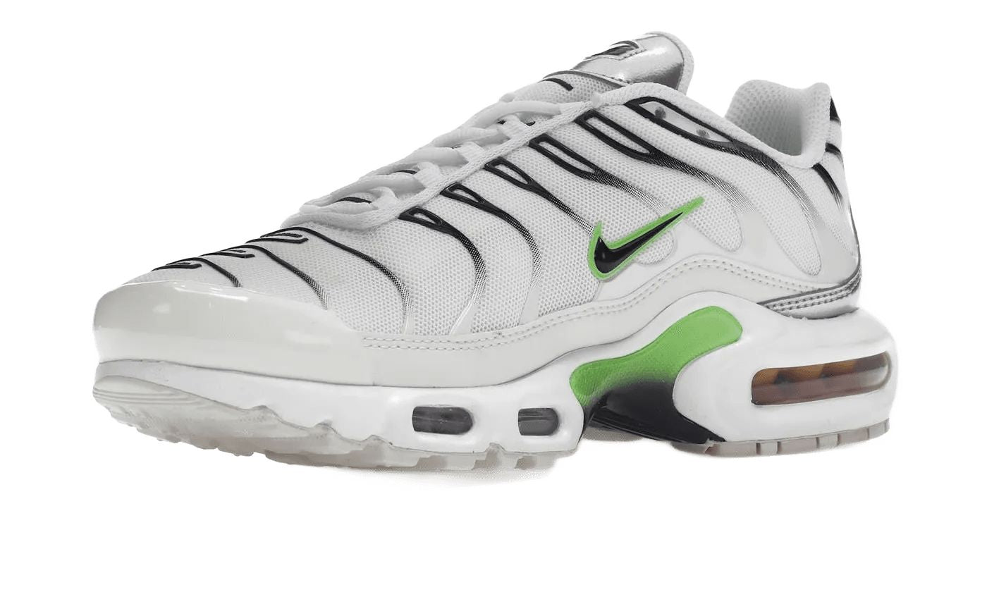 Nike Air Max Plus White Neon Metallic Silver