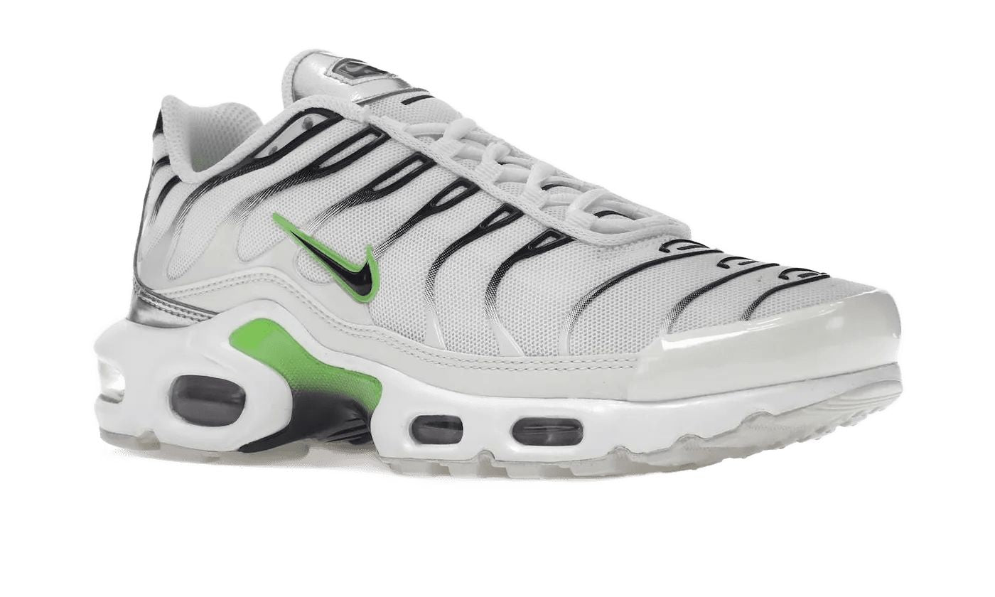 Nike Air Max Plus White Neon Metallic Silver