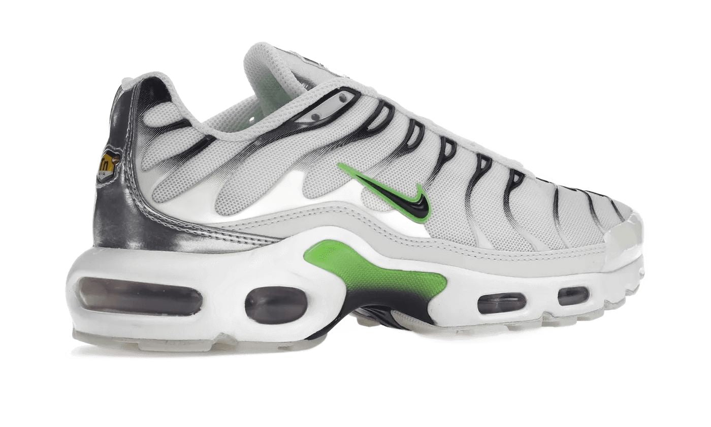 Nike Air Max Plus White Neon Metallic Silver