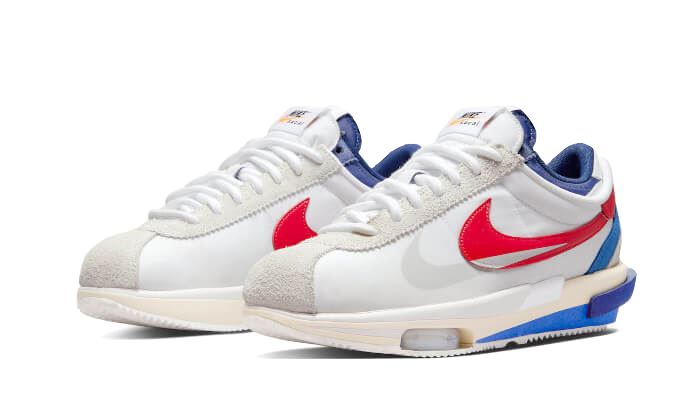 Nike Cortez 4.0 Sacai White University Red Blue – limitierter Sneaker bei Shade Studios