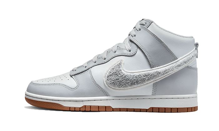 Nike Dunk High Retro Chenille Swoosh White Grey – limitierter Sneaker bei Shade Studios