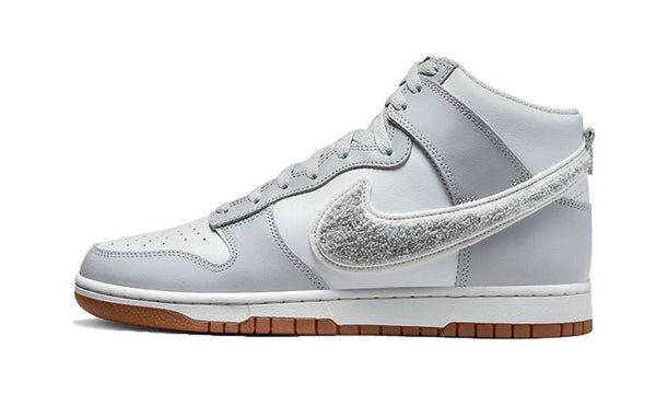 Nike Nike Dunk High Retro Chenille Swoosh White Grey - DR8805-003