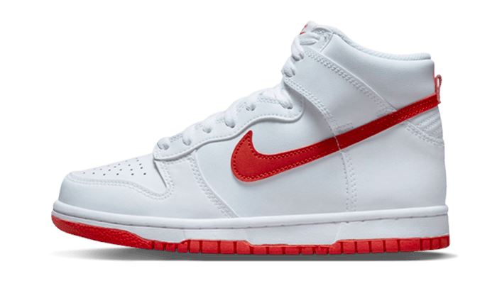 Nike Dunk High White Picante Red – limitierter Sneaker bei Shade Studios