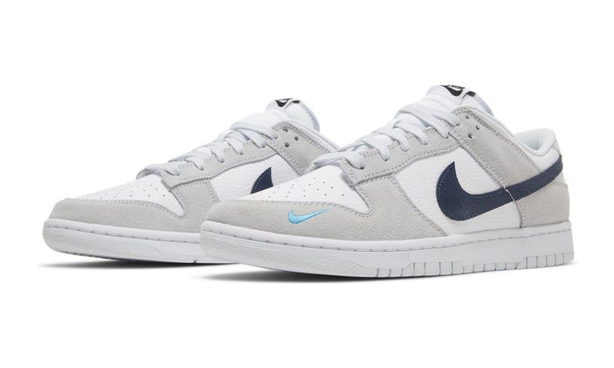 Nike Dunk Low Mini Swoosh - Football Grey Midnight Navy