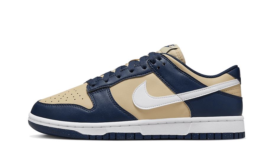 Nike Dunk Low Next Nature Midnight Navy Gold – limitierter Sneaker bei Shade Studios