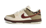 Nike Dunk Low Retro Khaki Team Red Pearl White