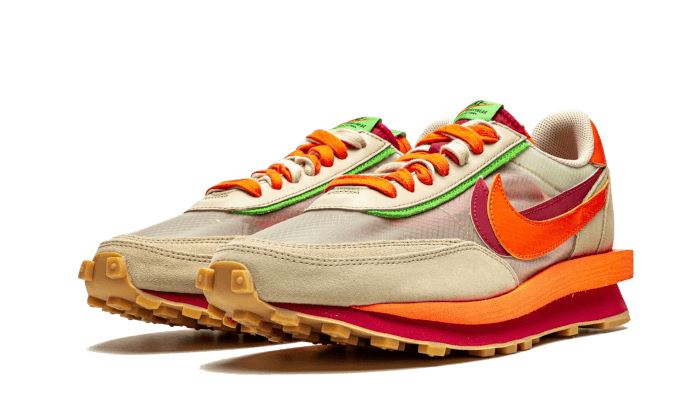 Nike LD Waffle Sacai Clot Net Orange Blaze – limitierter Sneaker bei Shade Studios