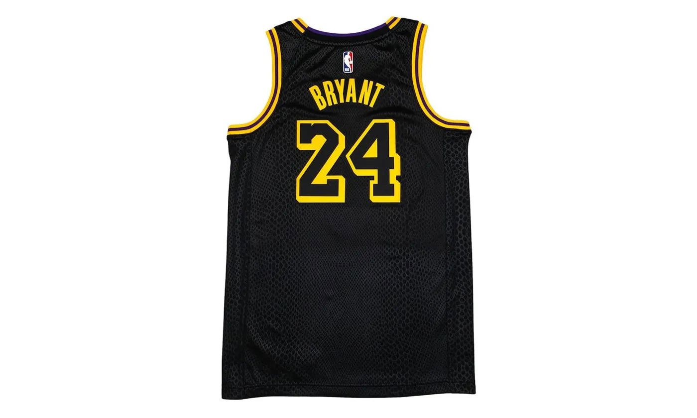 Nike Los Angeles Lakers Kobe Bryant Black Mamba City Edition Swingman Jersey Black/Gold