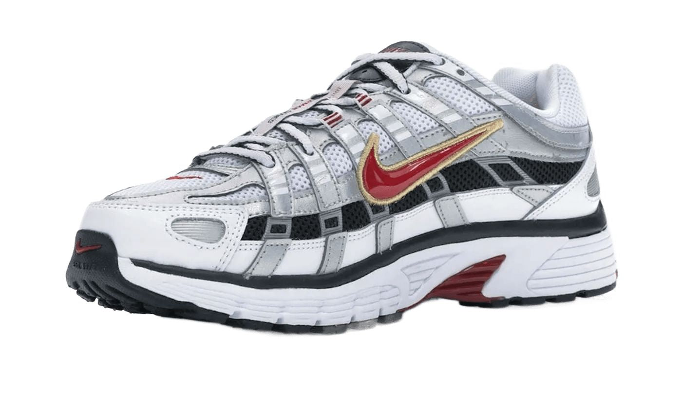 Nike P-6000 White Gold Red