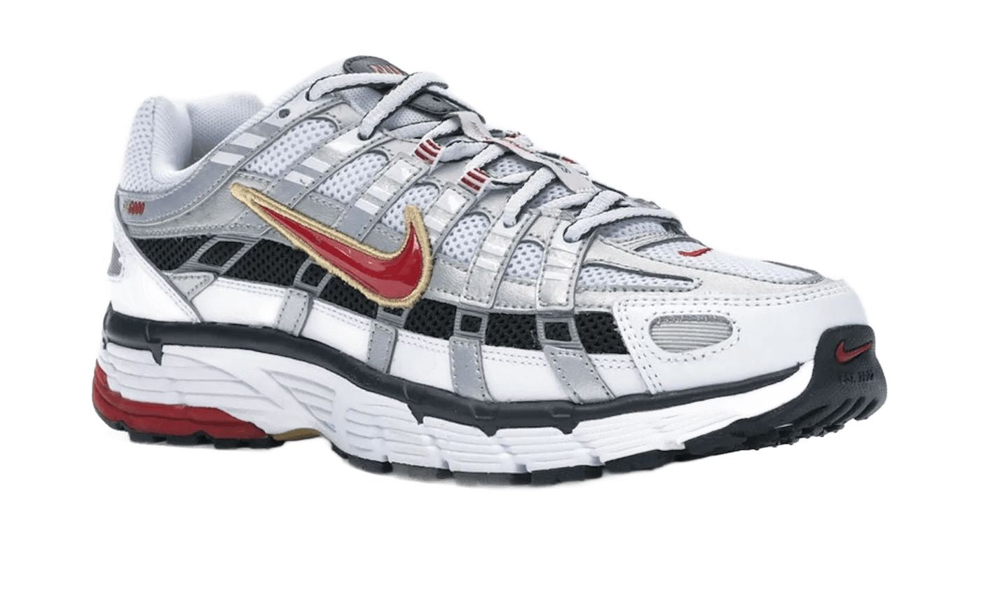 Nike P-6000 White Gold Red
