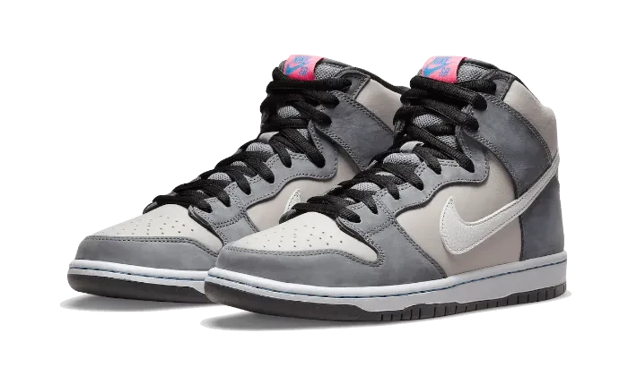 Nike SB Dunk High Medium Grey Pink – limitierter Sneaker bei Shade Studios